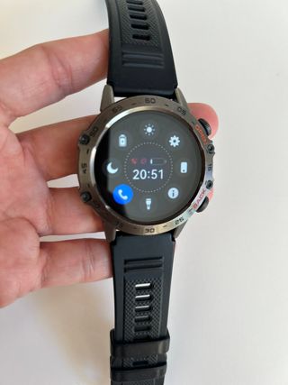 Smartwatch Militar Bluetooth Llamadas Negro/Plata
