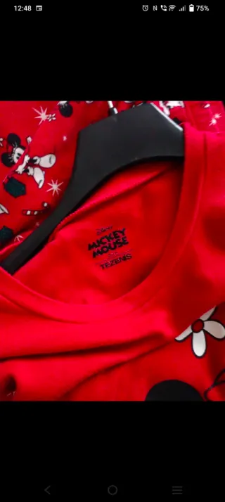 Pigiama bambina Minnie Mouse rosso 12/13 anni