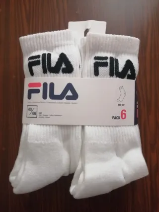 Pack 6 pares Calcetines Fila Mid Cut