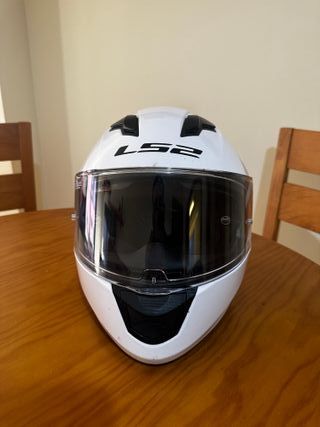 Casco Moto LS2 Talla M Blanco