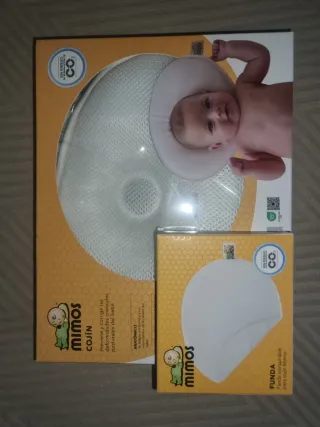 Cojín Mimos Talla S plagiocefalia + funda