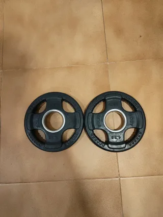 Pareja discos olímpicos 1.25 kg