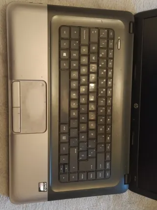 HP Portátil Negro/Plateado