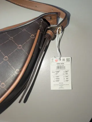 Borsa a mezzaluna Reserved marrone