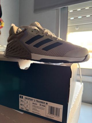 Zapatillas Adidas Entrenamiento Mujer Beige/Oro Nu