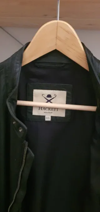 Chaqueta de cuero Hackett London