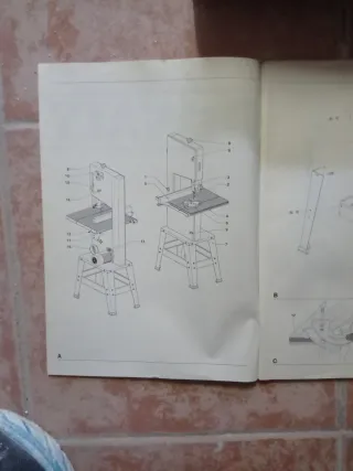 Sierra de cinta para carpintería