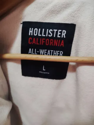 Chaqueta Hollister Anorak Mujer L Roja