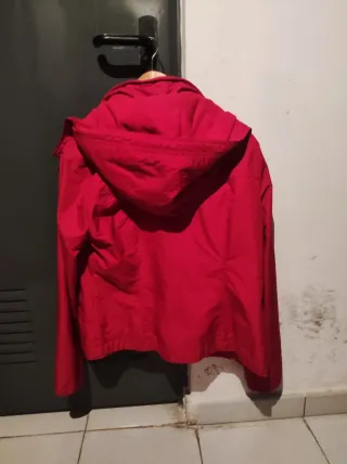 Chaqueta Hollister Anorak Mujer L Roja