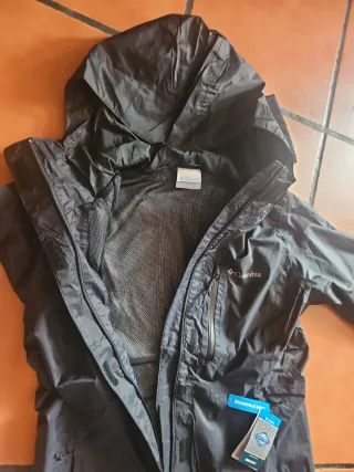 Plumífero Columbia Mujer Talla S Negro