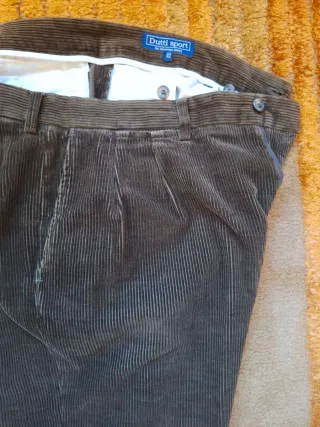 Pantalón de pana Massimo Dutti verde