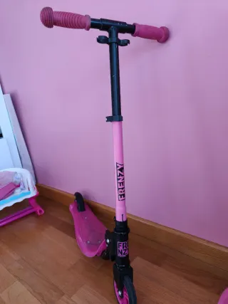 Patinete 2 ruedas rosa FRENZY