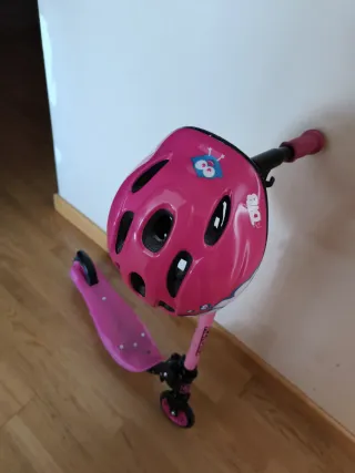 Patinete 2 ruedas rosa FRENZY