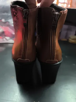 Botines de plataforma gruesa