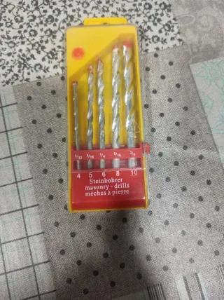 Set de brocas para mampostería