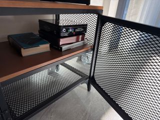 Mobile TV IKEA FJÄLLBO Nero/Legno
