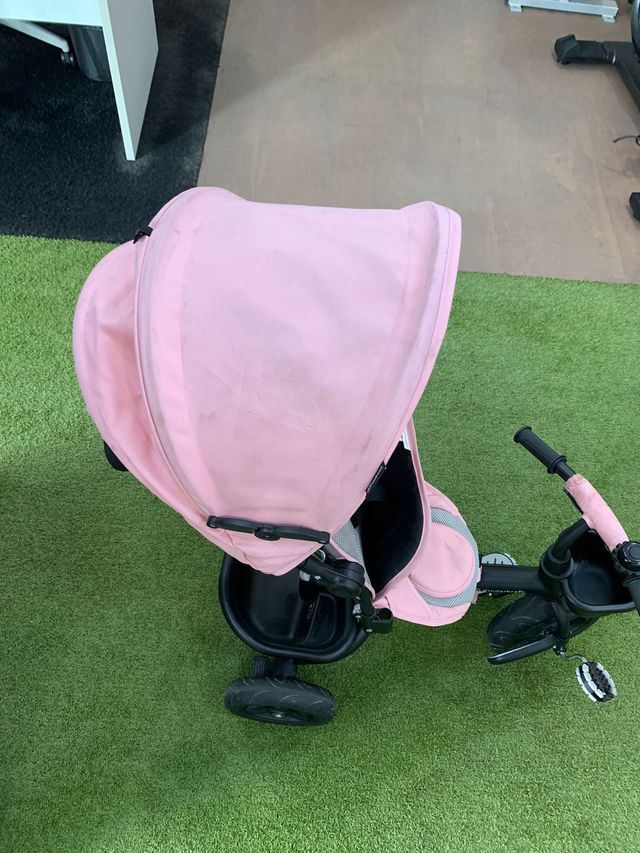 Triciclo Kinderkraft rosa seminuevo