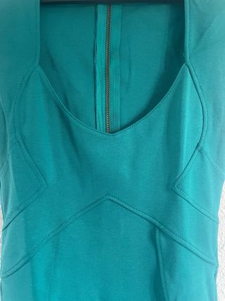 Vestido verde Bershka