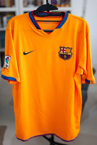 ORIGINAL F.C. BARCELONA 2006-07 CAMISETA FUTBOL L