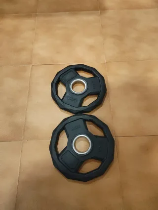 Pareja discos olímpicos 2.5kg