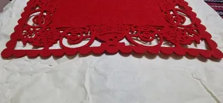 Set 6 Tovagliette Natalizie Rosse 30x45cm