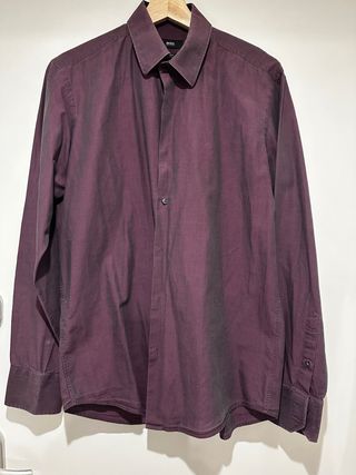Camisa Hugo Boss Talla M Morado