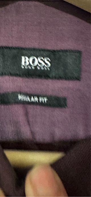 Camisa Hugo Boss Talla M Morado