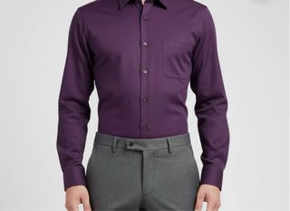 Camisa Hugo Boss Talla M Morado
