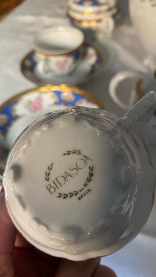 Juego café porcelana Bidasoa vintage completo