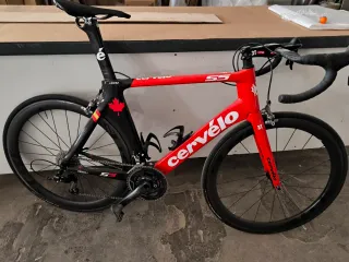 Bicicleta Cervelo S5 Talla 56 Roja