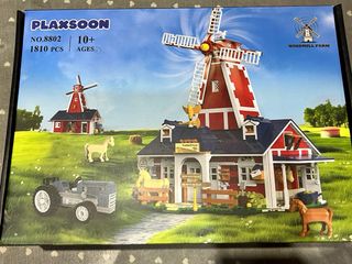 Set 6 scatole costruzioni tipo Lego