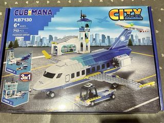 Set 6 scatole costruzioni tipo Lego