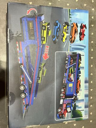 Set 6 scatole costruzioni tipo Lego