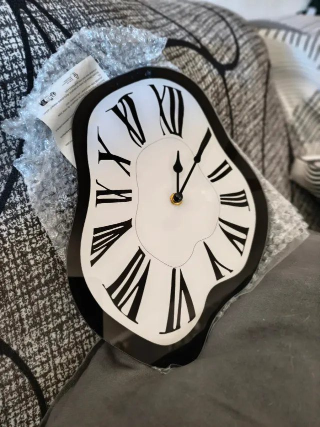 Reloj de Pared Cristal Melting Time