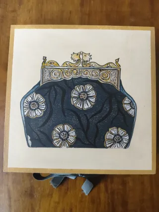 Cajitas de madera pintadas a mano