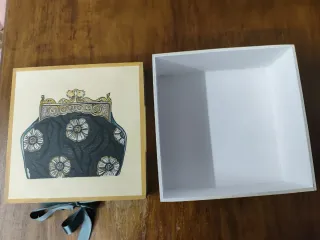 Cajitas de madera pintadas a mano