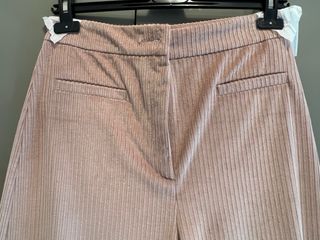 Pantaloni Max&Co velluto gamba larga rosa antico