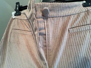 Pantaloni Max&Co velluto gamba larga rosa antico