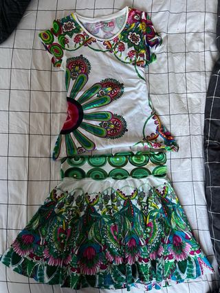Vestido Desigual Multicolor Talla 13-14