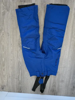Pantalón de esquí azul con tirantes