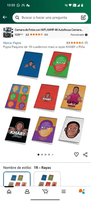 Oferta cuadernos regalo navidad lote