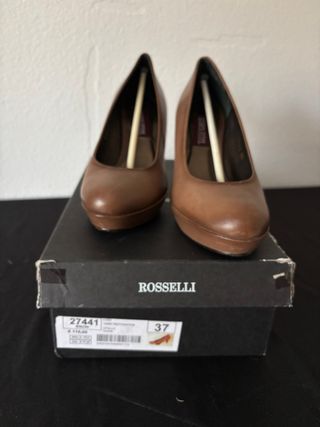 Zapatos de salón Rosselli Marrones Talla 37