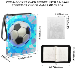 Raccoglitore carte 4 slot 55 pagine