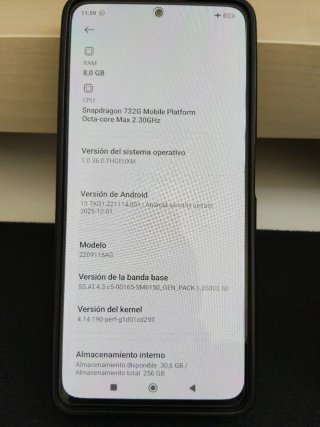 Xiaomi Redmi Note 12 Pro Negro/Gris