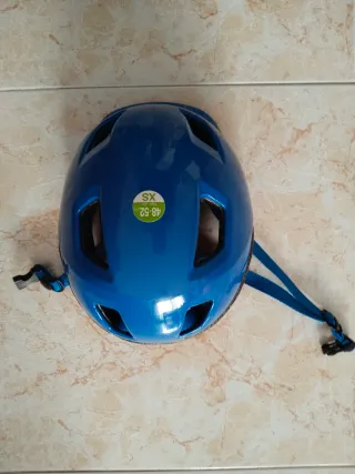 Casco Btwin Niño Talla XS Azul 48-52