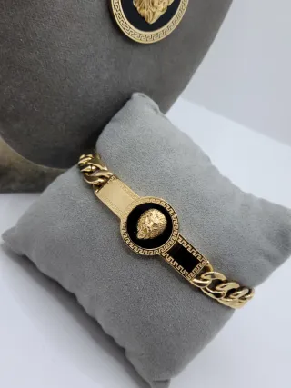 Conjunto león greco Collar y Pulsera