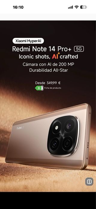 Xiaomi Redmi Note 14 Pro+ 5G VIOLETA