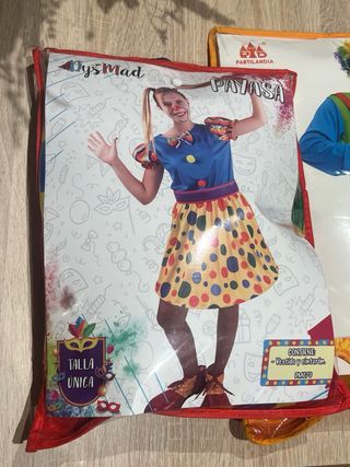Disfraz Payaso Talla Única PAYASA