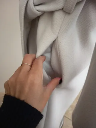 Cappotto lungo beige donna