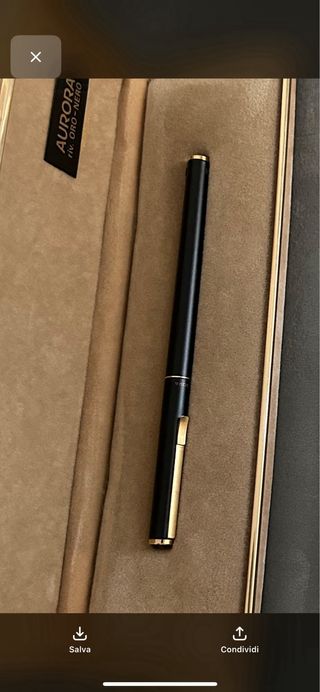 Aurora penna stilografica pennino oro 14K